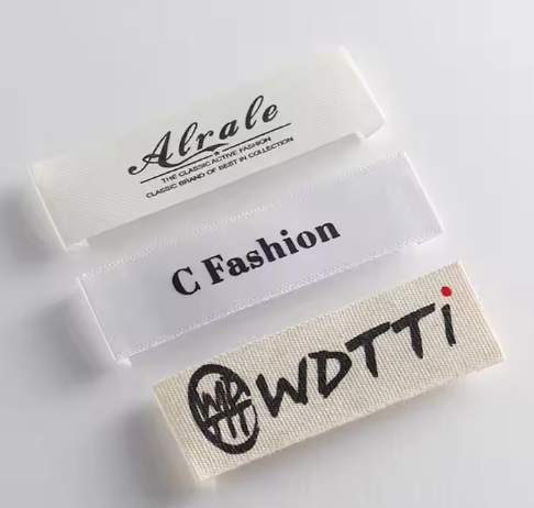 Luxury Brand Logo Damask Plain Folded Satin Texture Garment Organic Woven Neck Sewing Clothing Labels Tags Custom Luxury Brand Logo Damask Plain Folded Satin Texture Garment Organic Woven Neck Sewing Clothing Labels Tags Custom
