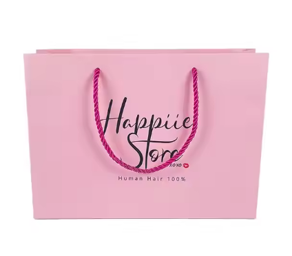 Custom Purple Art Paper Bag Custom Purple Art Paper Bag