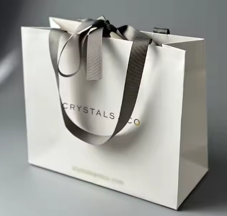 Custom Purple Art Paper Bag Custom Purple Art Paper Bag
