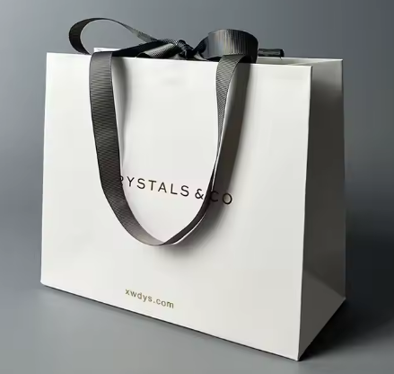 Custom Purple Art Paper Bag Custom Purple Art Paper Bag