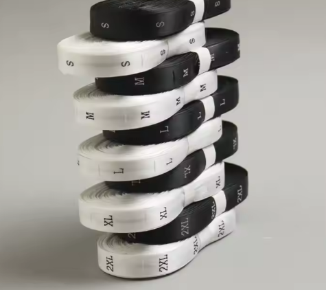 Size labels for clothing & textile: 200+ pieces