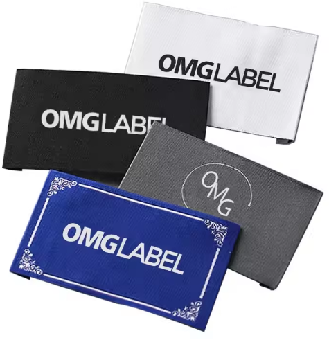 Wholesale Clothing Accessories Roll White XS-XXL Garment Wash Care Label Clothing Size Tag Washable 