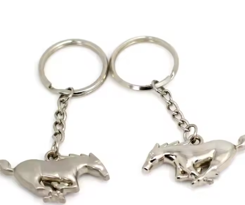 Keychain stainless steel, bag tag, gold metal keychain, hollow logo customization