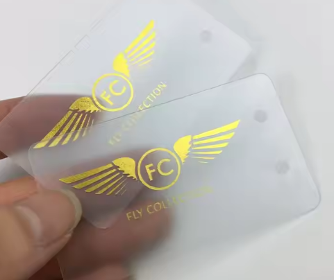 High quality transparent hangtag, plastic PVC hangtag, label hangtag
