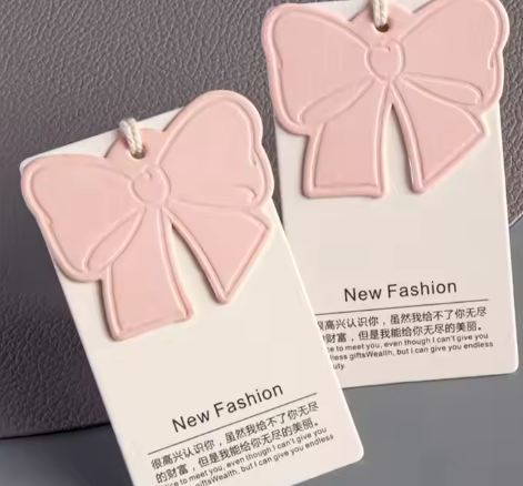 Best Selling hang Tag Rope Custom Clothing Seal String Hang Tag Paper Customer Logo Printed Clothing