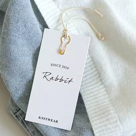 Factory Direct Sale Eco Friendly Hang Tag Luxury Hang Tag Clothing Paper Hang Tag