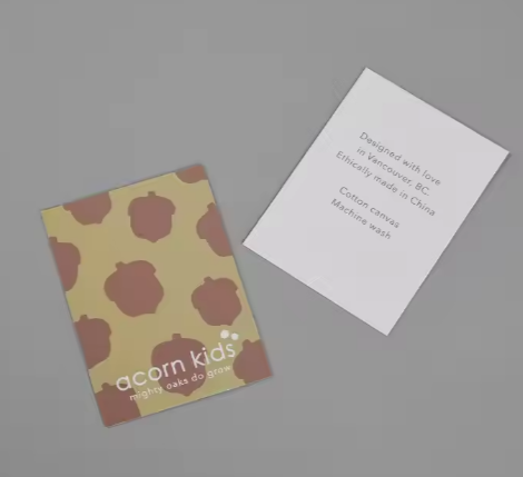 Custom Eco-Friendly Kraft Label Tags Paper Cardboard Hang Tags for Sock for Head Card Premium Quality Gift Tag