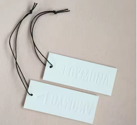 Custom Eco-Friendly Kraft Label Tags Paper Cardboard Hang Tags for Sock for Head Card Premium Quality Gift Tag