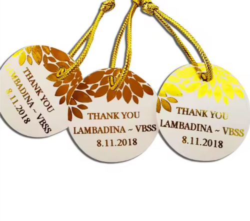 High End Garment Labels Paper Hang Tags Clothing Labels Branded Price Tags for Clothing