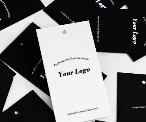 High End Garment Labels Paper Hang Tags Clothing Labels Branded Price Tags for Clothing