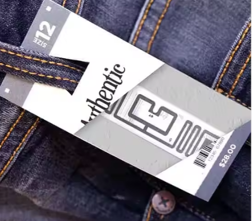Custom Printed Own Logo Label Paper Clothing Hang Tags Swing Price Hangtag Clothes Hang Tags
