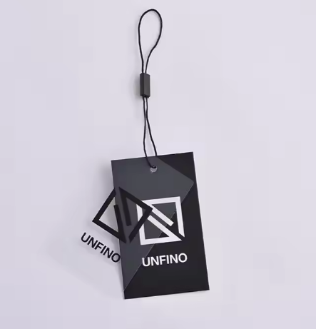 Wholesale Custom Logo Print Garment Hang Tag Shirt Hang Tags Clothing Tag