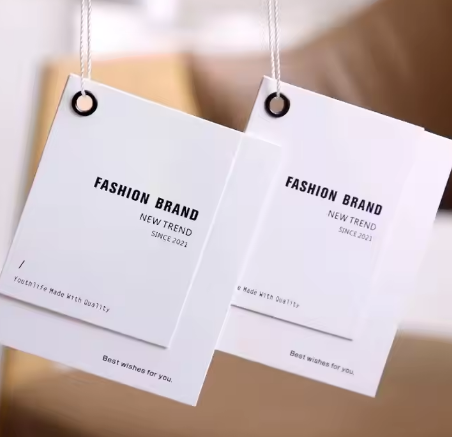 Custom Garment Woven Printed Foldable Cloth Private Label Tags logo Designers for My Brand Clothing 