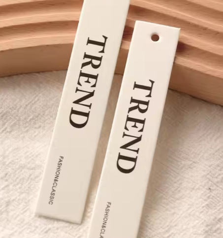 Custom Garment Woven Printed Foldable Cloth Private Label Tags logo Designers for My Brand Clothing Neck