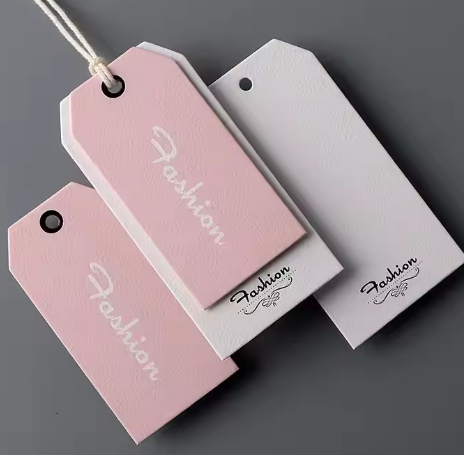 Designer Customized High Quality logo Brand Damask Woven Clothes Cloth Fabric Neck Tags Label
