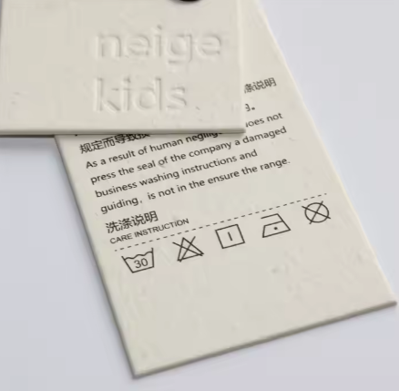 Custom Printing Hang Tags Clothing Tags Luxury Gold Foil White Paper Swing Tag Garment Swing Tickets Label Hangtags With Logo