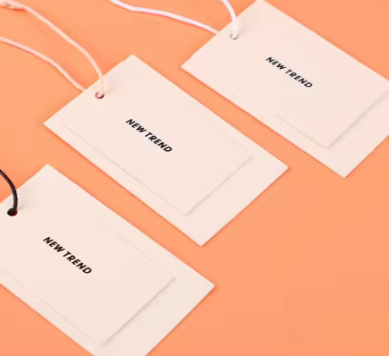 Plastic Shipping Tags Waterproof Hang Tags Heavy Duty Labeling Labels with String Wires Stacking Tag