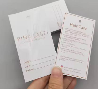 Custom Apparel hang Tags and Label Garment Paper Cardboard Cloth Print Brand Logo Clothing hang Tags Swing Tags for Clothes