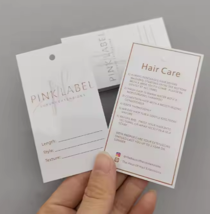 Custom Apparel hang Tags and Label Garment Paper Cardboard Cloth Print Brand Logo Clothing hang Tags Swing Tags for Clothes