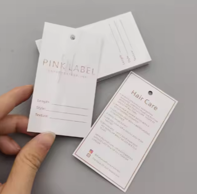 Custom Apparel hang Tags and Label Garment Paper Cardboard Cloth Print Brand Logo Clothing hang Tags Swing Tags for Clothes