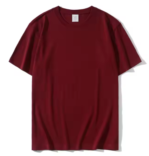 Casual style quick-drying t-shirt 180g knitted fabric loose fit letter pattern print couple t-shirt design
