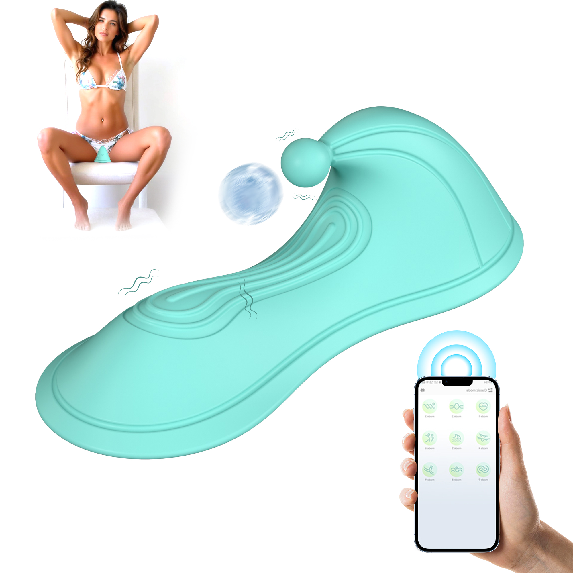 Licking tongue heating thrust vibrator, fake penis, female G-spot clitoral stimulator, silicone massage adult female sex toy