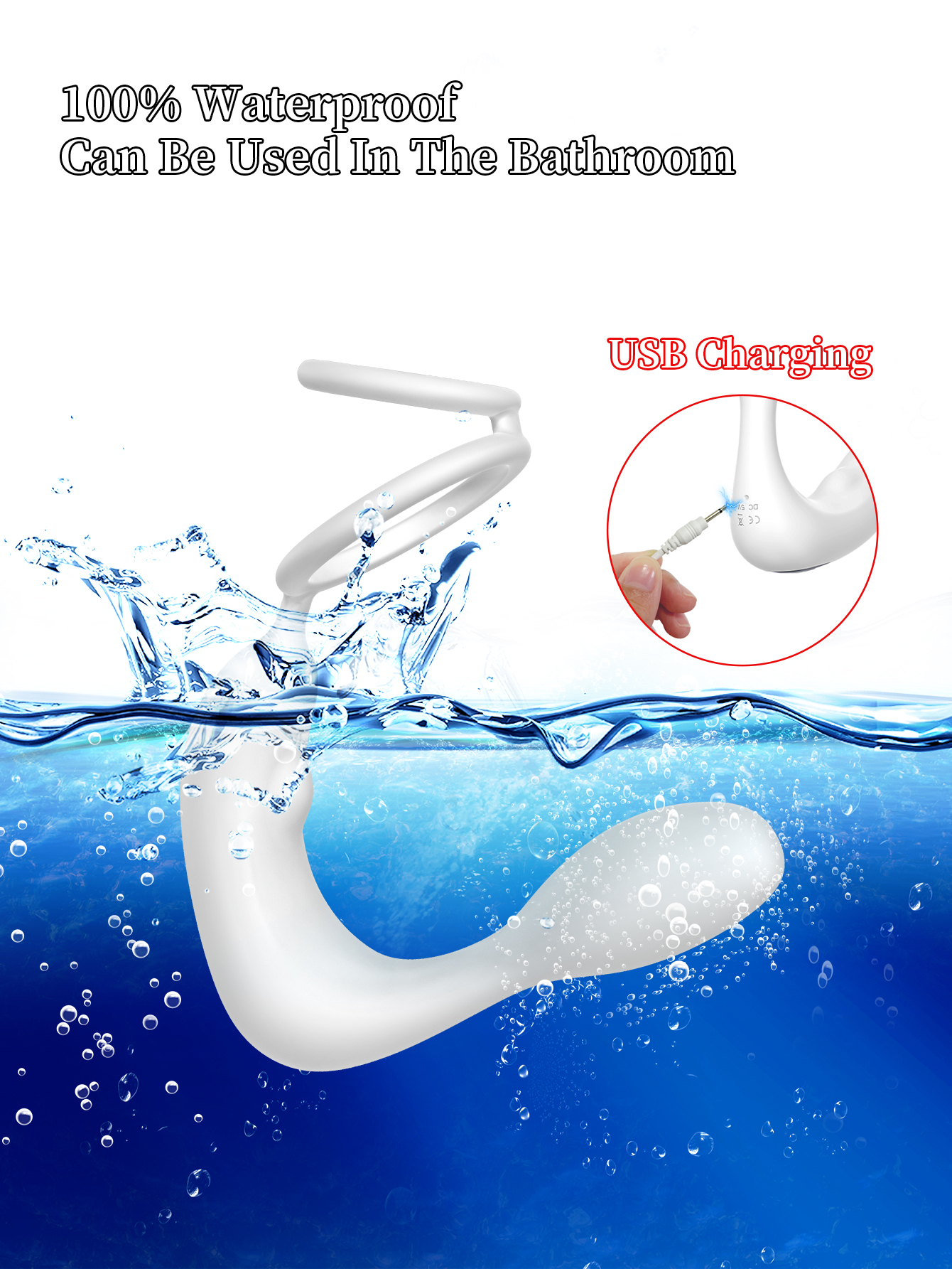 Hot-selling tadpole vibrator, for adult female masturbation, 9 vibration frequencies, APP control, DC rechargeable vibrator.